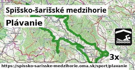 Plávanie, Spišsko-šarišské medzihorie