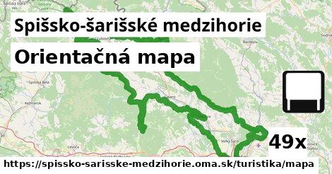 Orientačná mapa, Spišsko-šarišské medzihorie