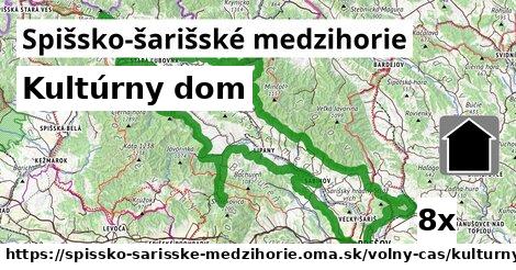 Kultúrny dom, Spišsko-šarišské medzihorie