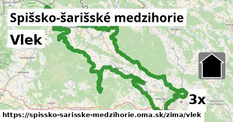 Vlek, Spišsko-šarišské medzihorie