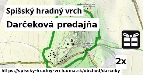 Darčeková predajňa, Spišský hradný vrch