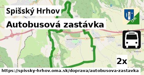 Autobusová zastávka, Spišský Hrhov