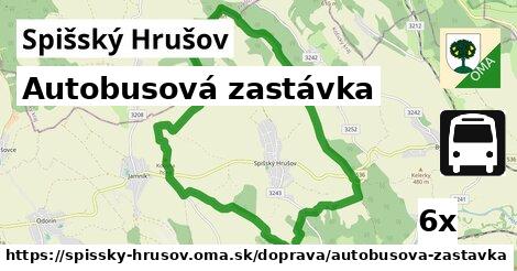 Autobusová zastávka, Spišský Hrušov