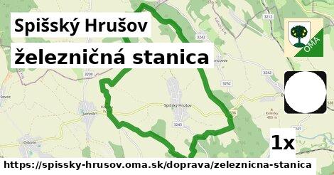 železničná stanica, Spišský Hrušov