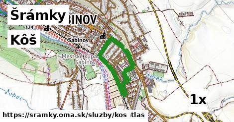 kôš v Šrámky