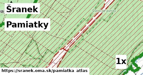 pamiatky v Šranek