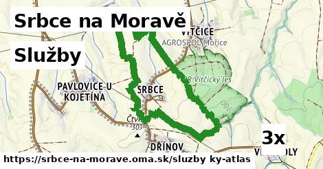 služby v Srbce na Moravě