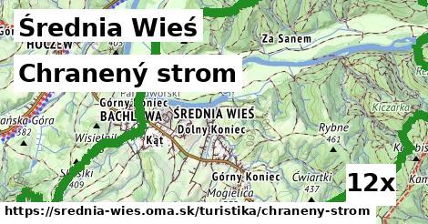 Chranený strom, Średnia Wieś