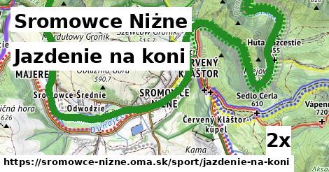 jazdenie na koni v Sromowce Niżne