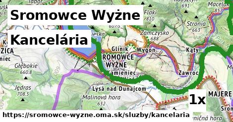 Kancelária, Sromowce Wyżne