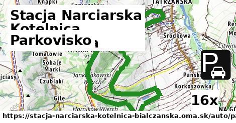 Parkovisko, Stacja Narciarska Kotelnica Białczańska