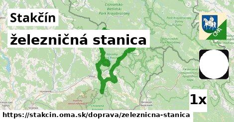 železničná stanica, Stakčín