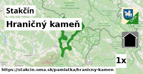 Hraničný kameň, Stakčín