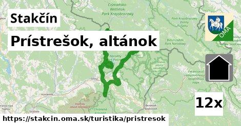 Prístrešok, altánok, Stakčín