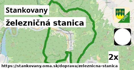 železničná stanica, Stankovany