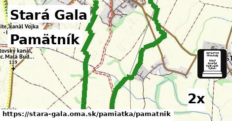 pamätník v Stará Gala