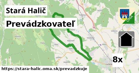 prevádzkovateľ v Stará Halič