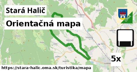 Orientačná mapa, Stará Halič