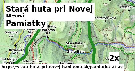 pamiatky v Stará huta pri Novej Bani