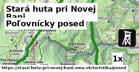 Poľovnícky posed, Stará huta pri Novej Bani