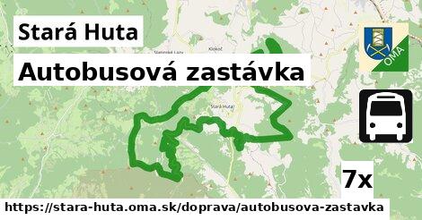 Autobusová zastávka, Stará Huta