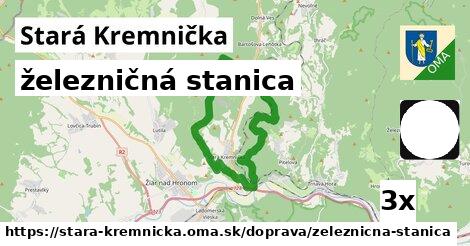 železničná stanica, Stará Kremnička