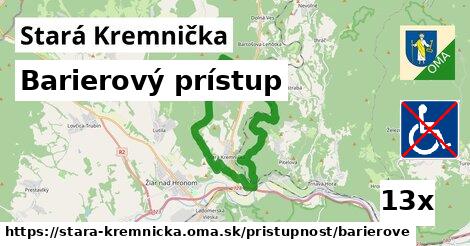 Barierový prístup, Stará Kremnička