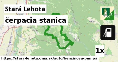 čerpacia stanica, Stará Lehota