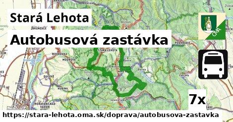 Autobusová zastávka, Stará Lehota