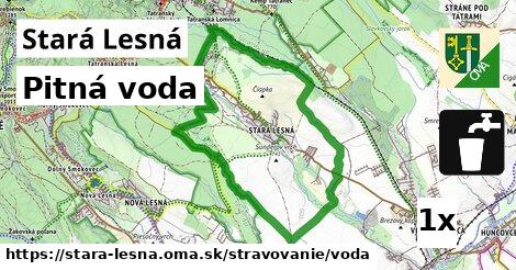 Pitná voda, Stará Lesná