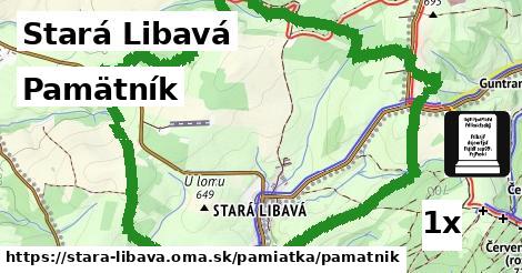 Pamätník, Stará Libavá