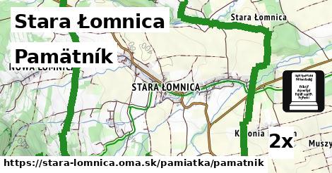 Pamätník, Stara Łomnica