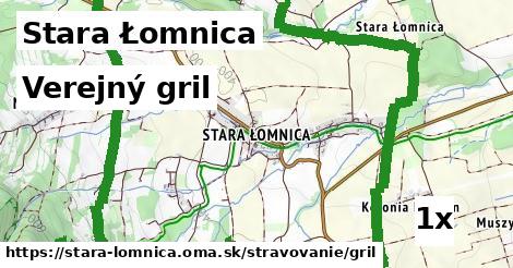 verejný gril v Stara Łomnica