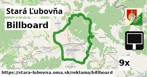 billboard v Stará Ľubovňa