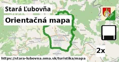 Orientačná mapa, Stará Ľubovňa