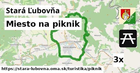 Miesto na piknik, Stará Ľubovňa