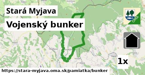 vojenský bunker v Stará Myjava