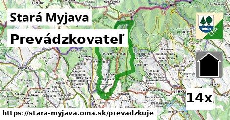 prevádzkovateľ v Stará Myjava