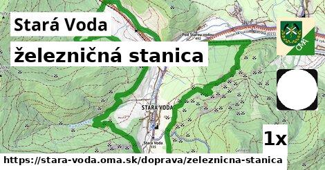 železničná stanica, Stará Voda