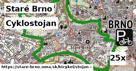 Cyklostojan, Staré Brno