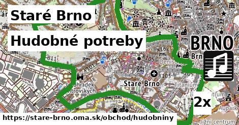 hudobné potreby v Staré Brno