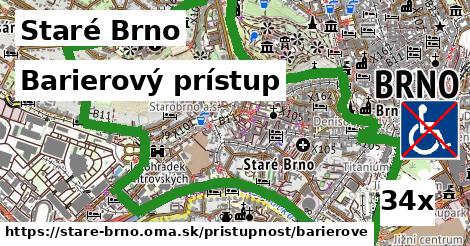 Barierový prístup, Staré Brno