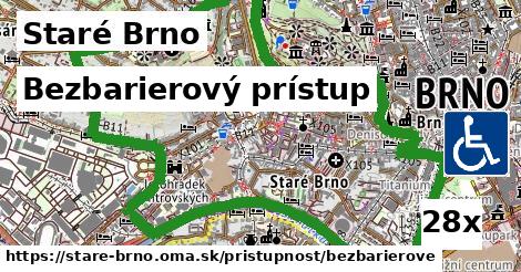 Bezbarierový prístup, Staré Brno