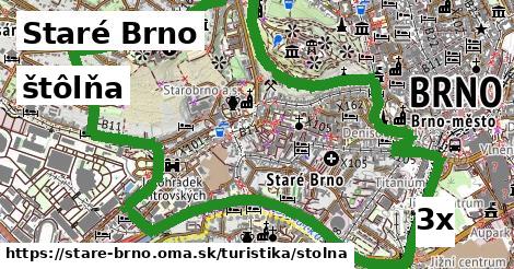 štôlňa, Staré Brno