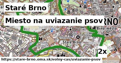 Miesto na uviazanie psov, Staré Brno