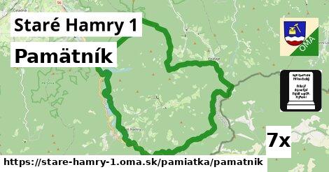 Pamätník, Staré Hamry 1