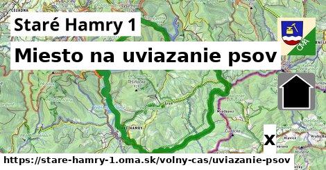 Miesto na uviazanie psov, Staré Hamry 1