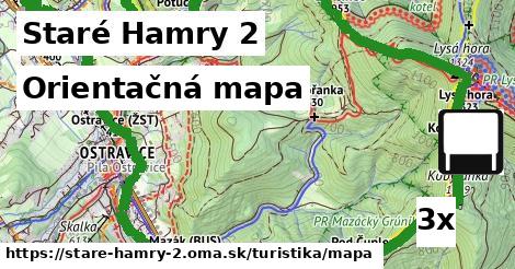 Orientačná mapa, Staré Hamry 2