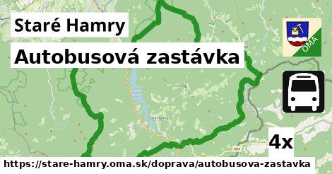 Autobusová zastávka, Staré Hamry