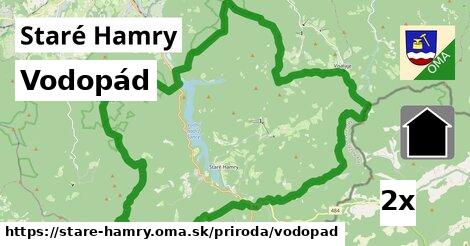 Vodopád, Staré Hamry